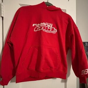Feeling Cute Red Pullover Hoodie for Women - Cold Culture